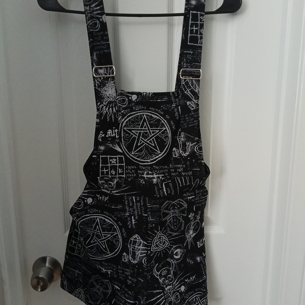 Blackmilk Monochrome Graphic Overalls